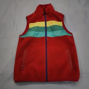 COTOPAXI WOMEN'S TECA FLEECE LINED VEST DARK PINK SIZE SMALL IS USED